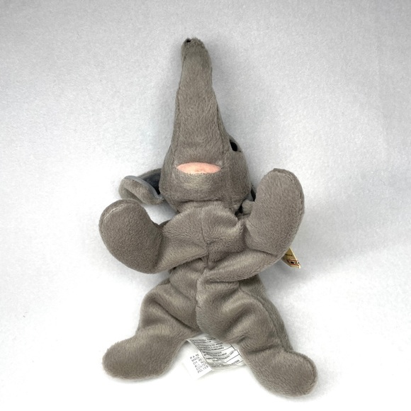 Vintage Nature Bean Buddies Elephant Plush - Picture 7 of 11